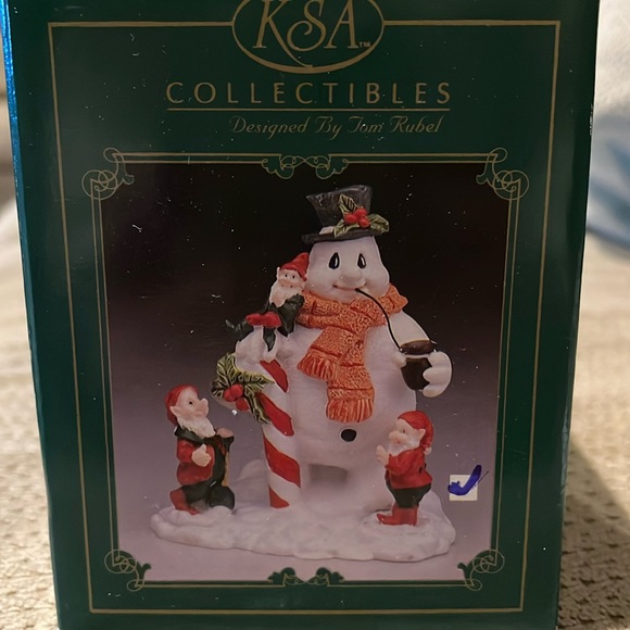 KSA Collectibles Snowman Elves Christmas decoration Holiday decor - Picture 6 of 7